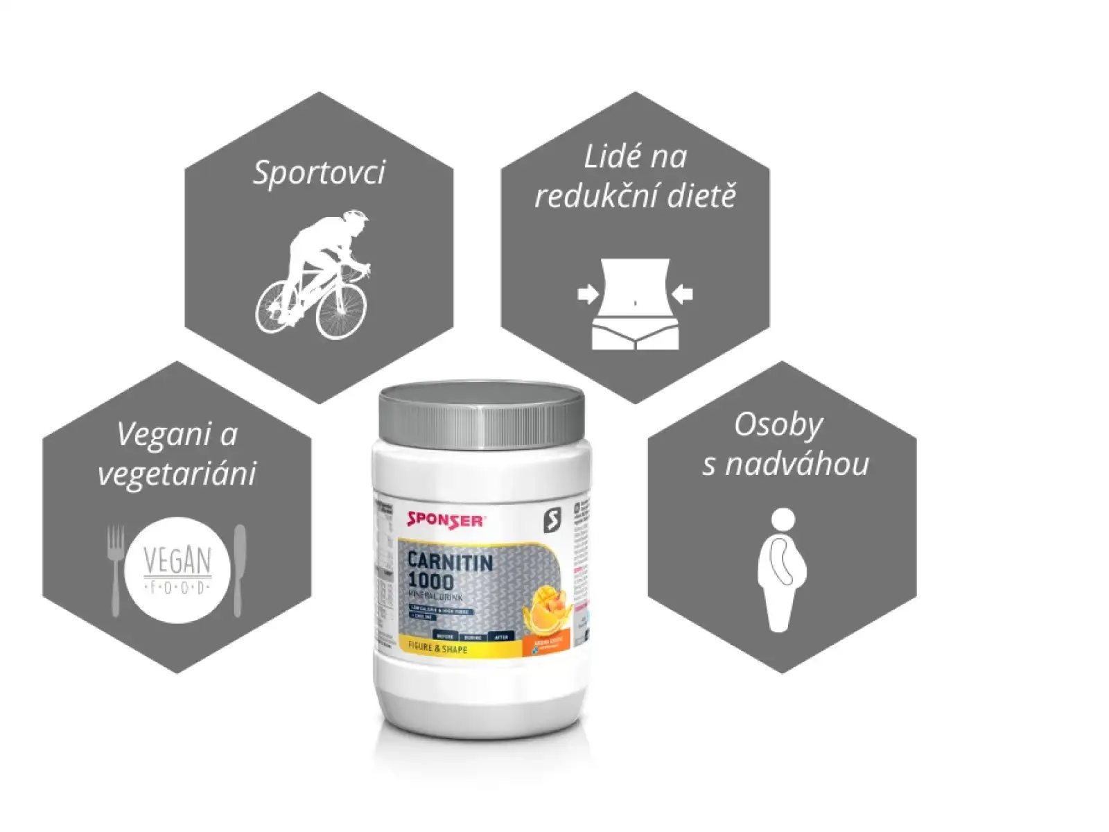 Sponser Carnitin 1000 Mineraldrink mineral drink 400 g