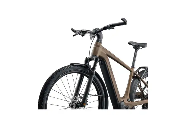 Giant Explore E+ 3 DD trekking e-bike Pyrite Brown