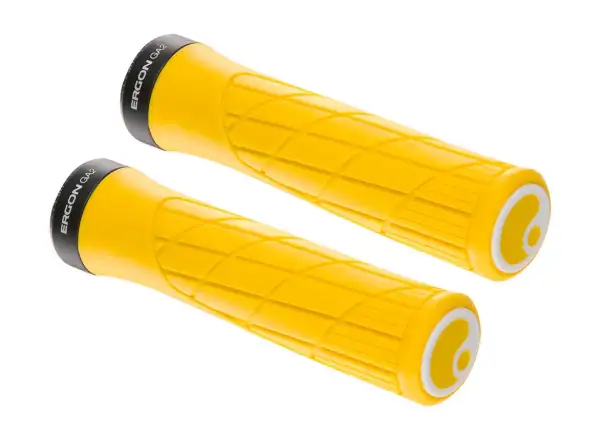 Ergon GA2 grips yellow mellow