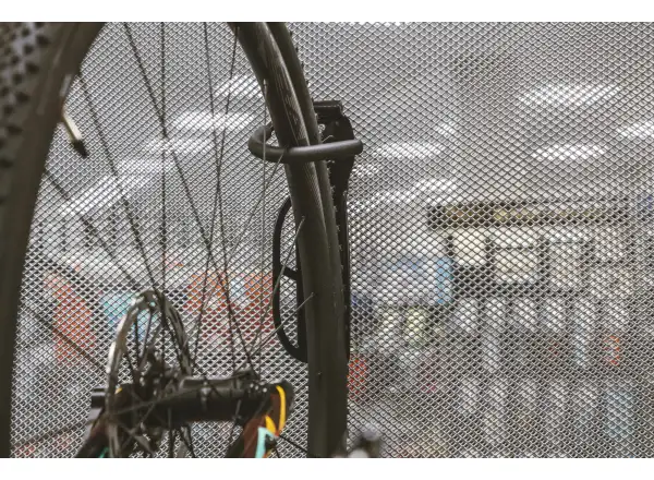 Force bicycle wall mount for front wheel