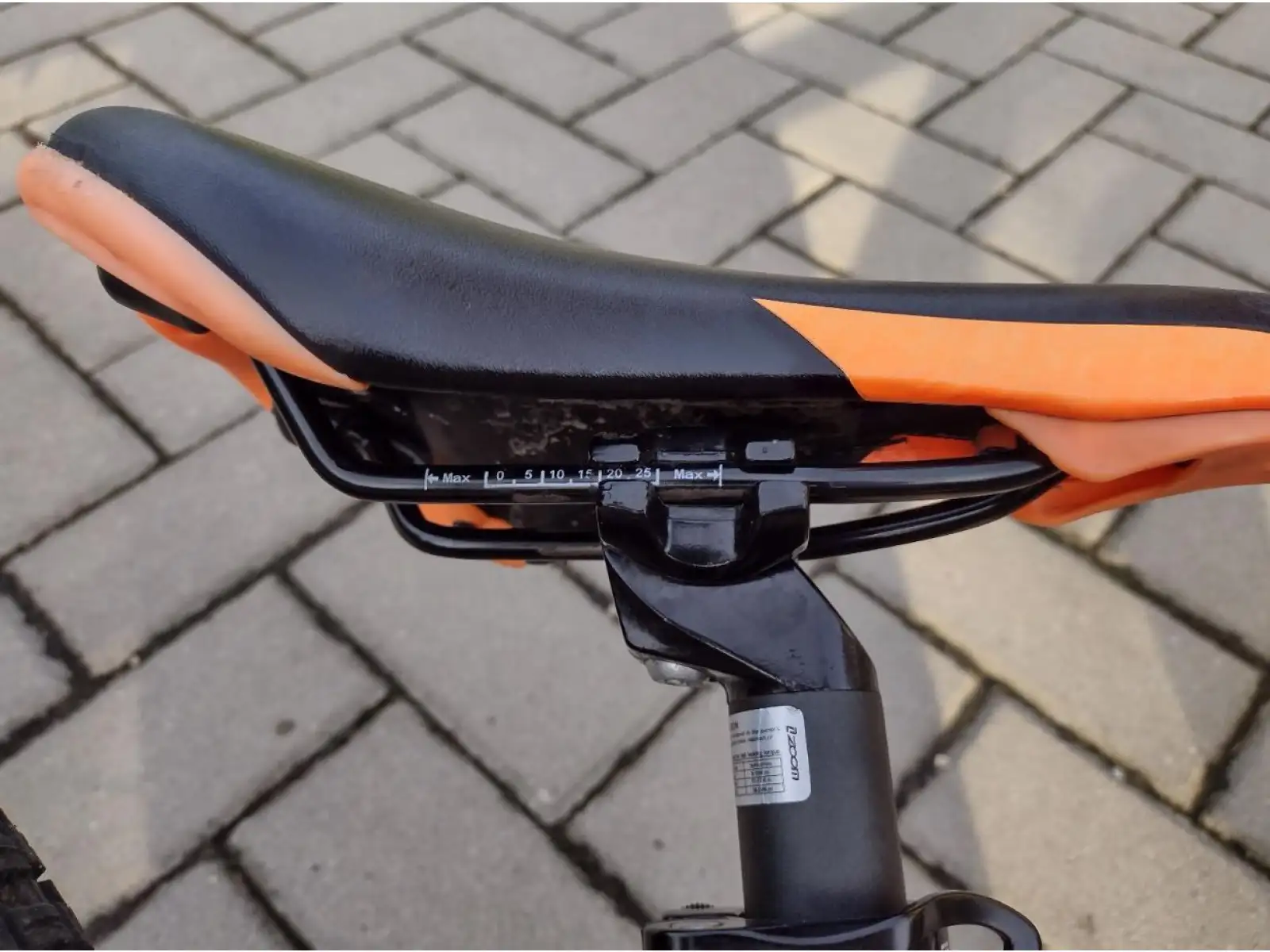 Rock Machine Blizz 24" HD children's mountain bike khaki/orange