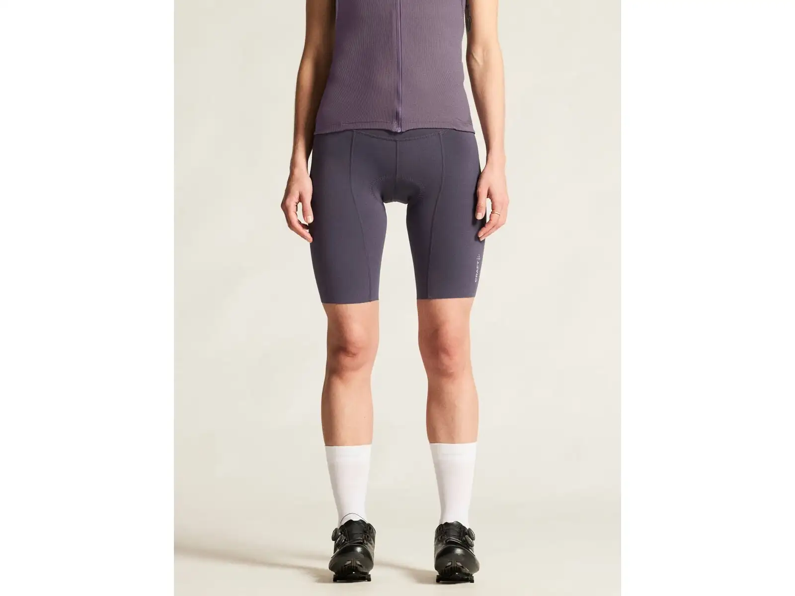 Craft Endur C2 women's cycling shorts with pad purple
