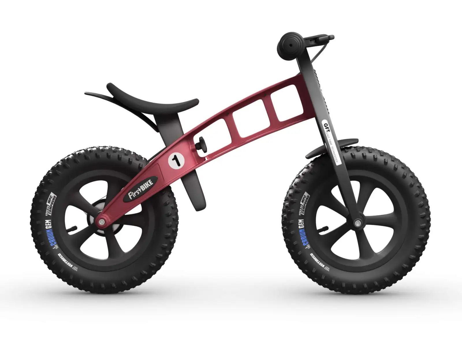 First Bike FAT children's balance bike Red