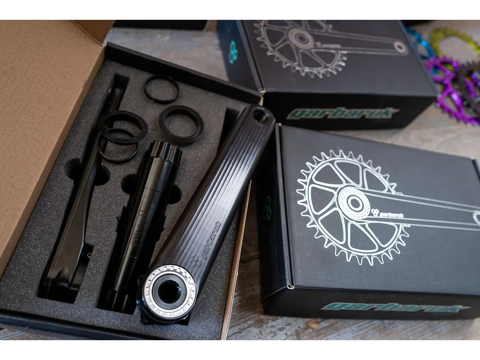 Garbaruk XC cranks black/silver