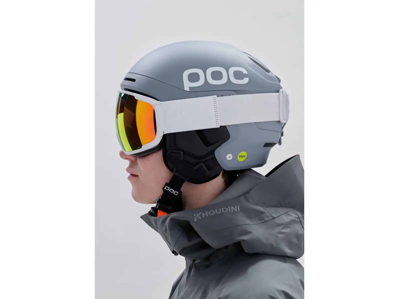 POC Zonula ski goggles Hydrogen White/Partly Sunny Orange