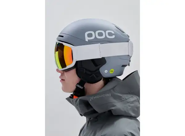 POC Zonula ski goggles Hydrogen White/Partly Sunny Orange