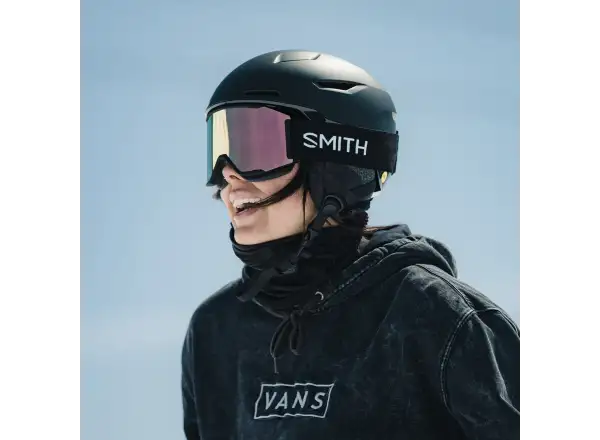 Smith Squad Mag ski goggles Black / ChromaPop Everyday Rose Gold Mirror (2 lenses)
