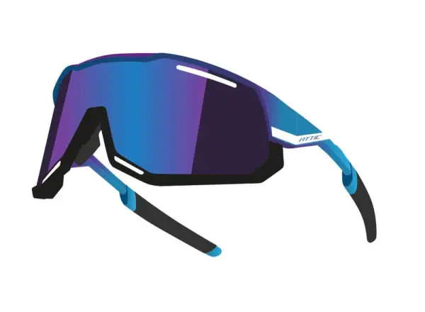 Force Attic cycling glasses purple/blue