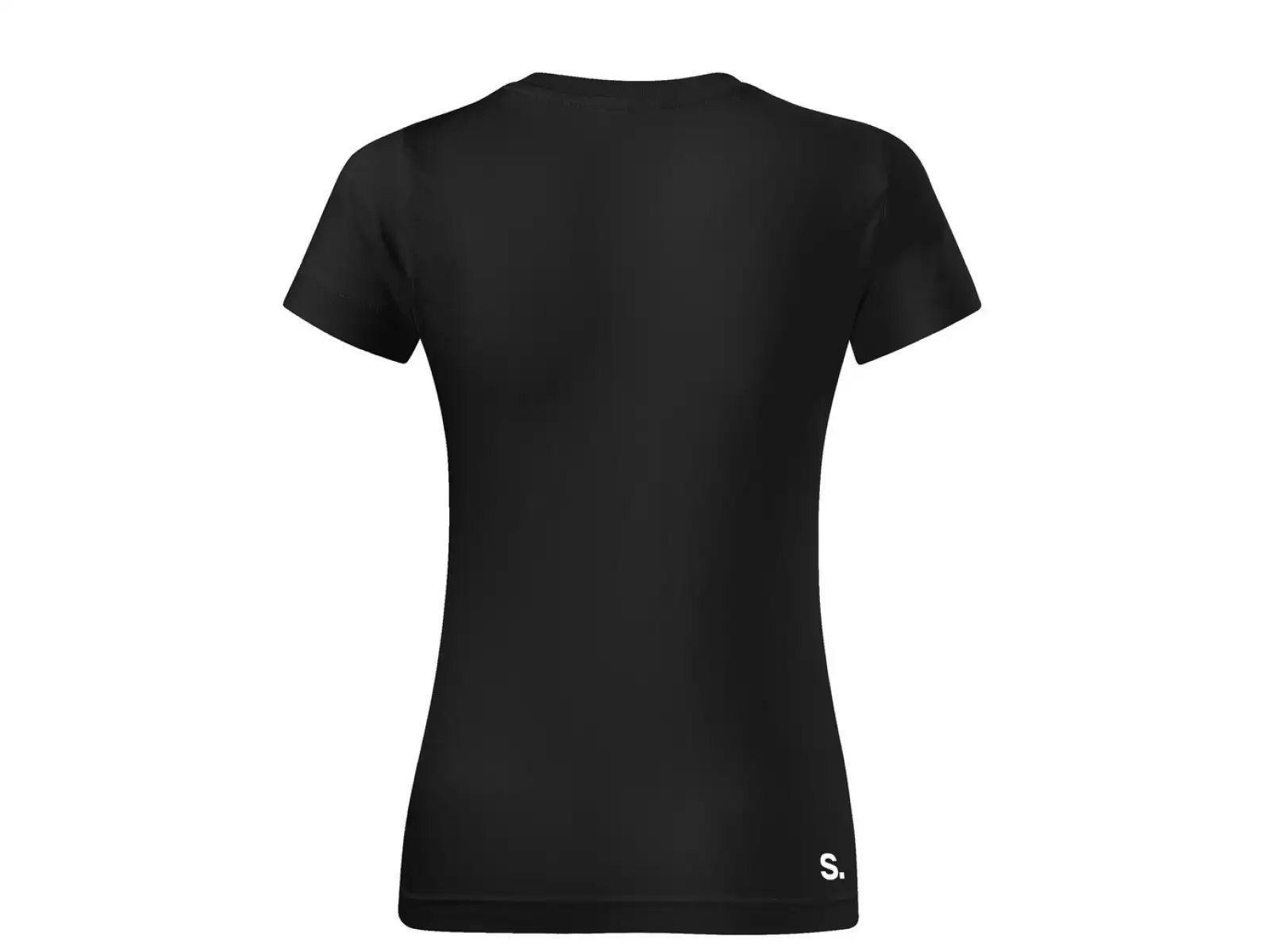 Superior Silk Print women's T-shirt short sleeve Black