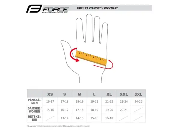 Force Sector unisex gel gloves black/yellow