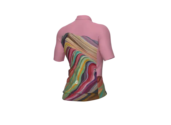 Alé PR-E Rainbow women's cycling jersey short sleeve Pink