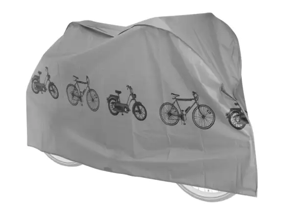 Force protective cover for bicycle 220x120x68 cm silver