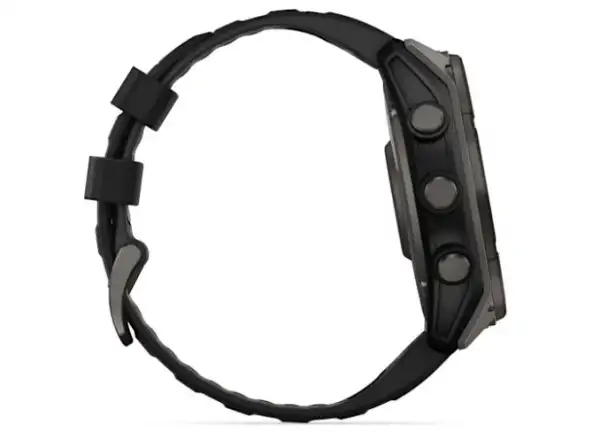 Garmin fenix 8 - 51 mm Solar Sapphire smart watch Carbon DLC Titanium Black/Pebble Gray