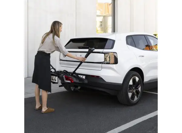 Thule OutPace rack on tow bar for 2 bikes