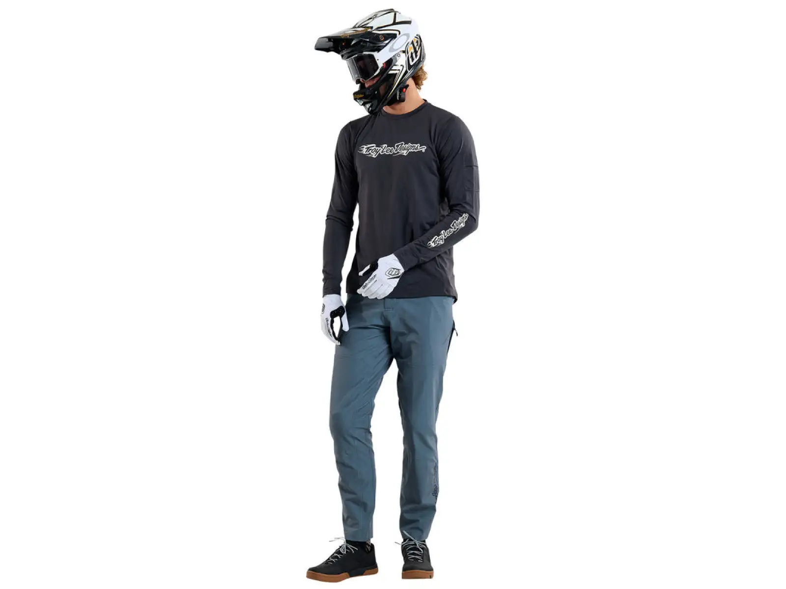 Troy Lee Designs Ruckus Long Travel men's pants Mono Steel Blue