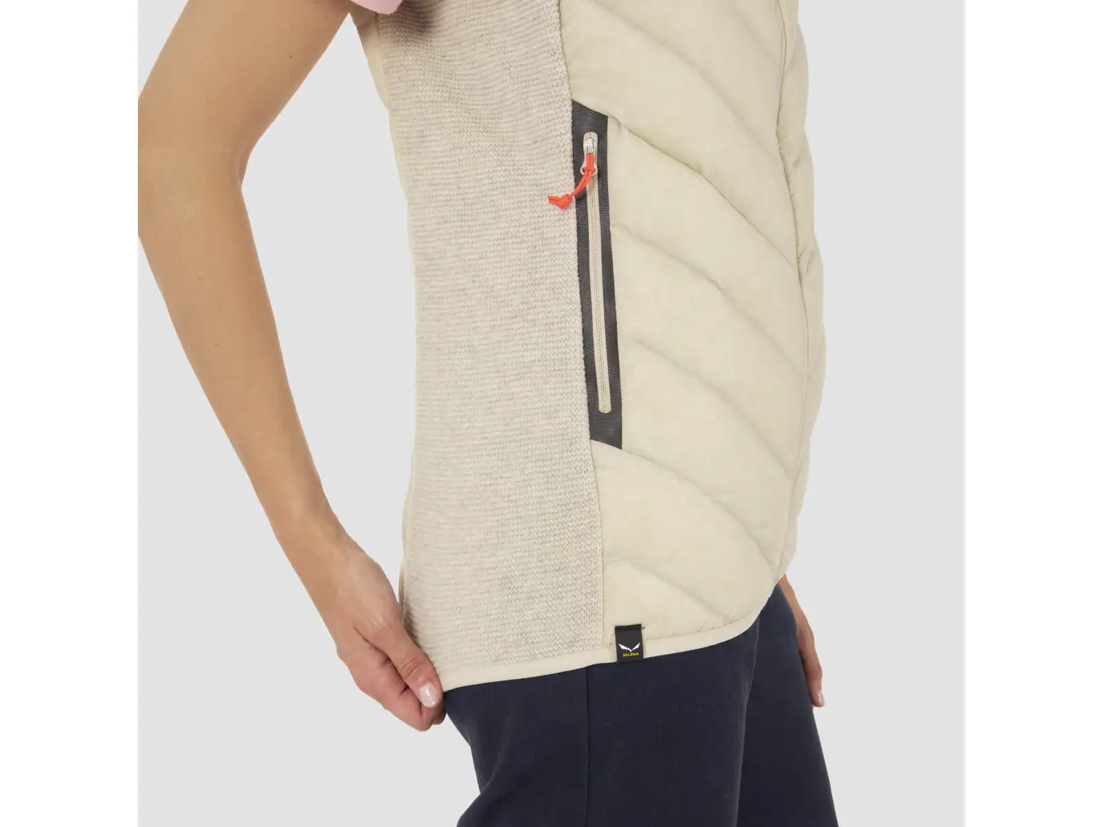 Salewa Fanes Sarner RDS Hybrid women's vest Oatmeal