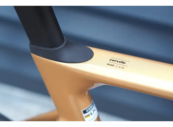 Cervélo Soloist Force eTap AXS road bike gold dust
