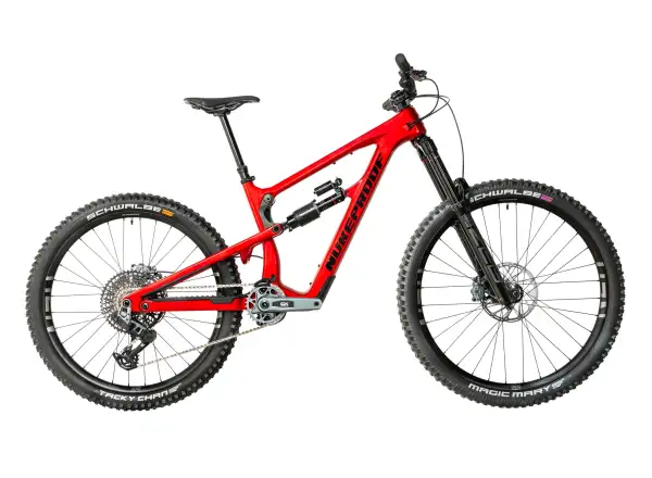Nukeproof Mega Carbon Pro 297 T-GX full-suspension bike Red