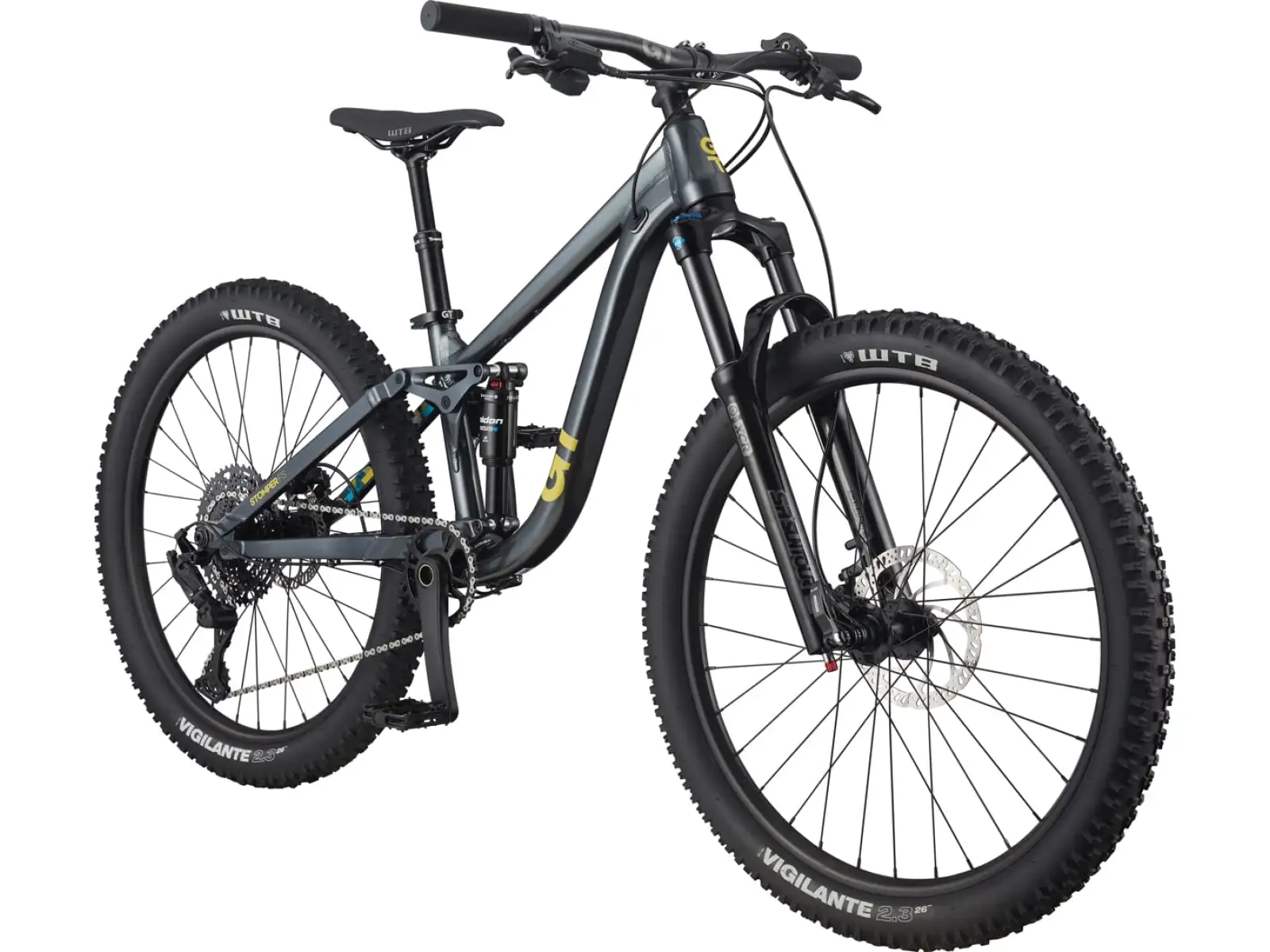 GT Stomper 26 FS ACE children's full-suspension bike GUN