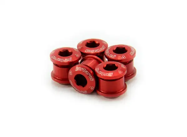 Garbaruk chainring bolt set Red