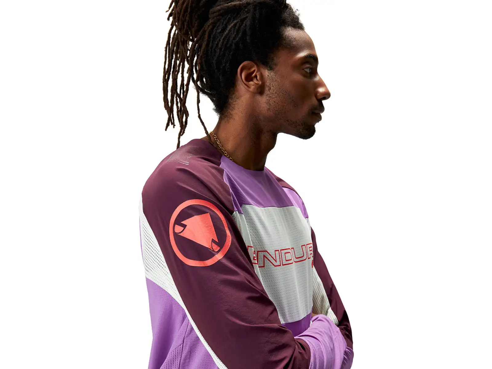 Endura MT500 Burner Lite men's jersey long sleeve Thistle