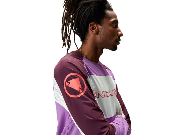 Endura MT500 Burner Lite men's jersey long sleeve Thistle