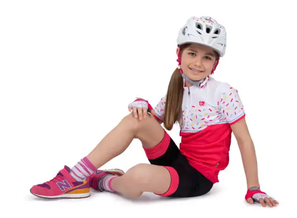 Etape Rio kids jersey short sleeve pink/white