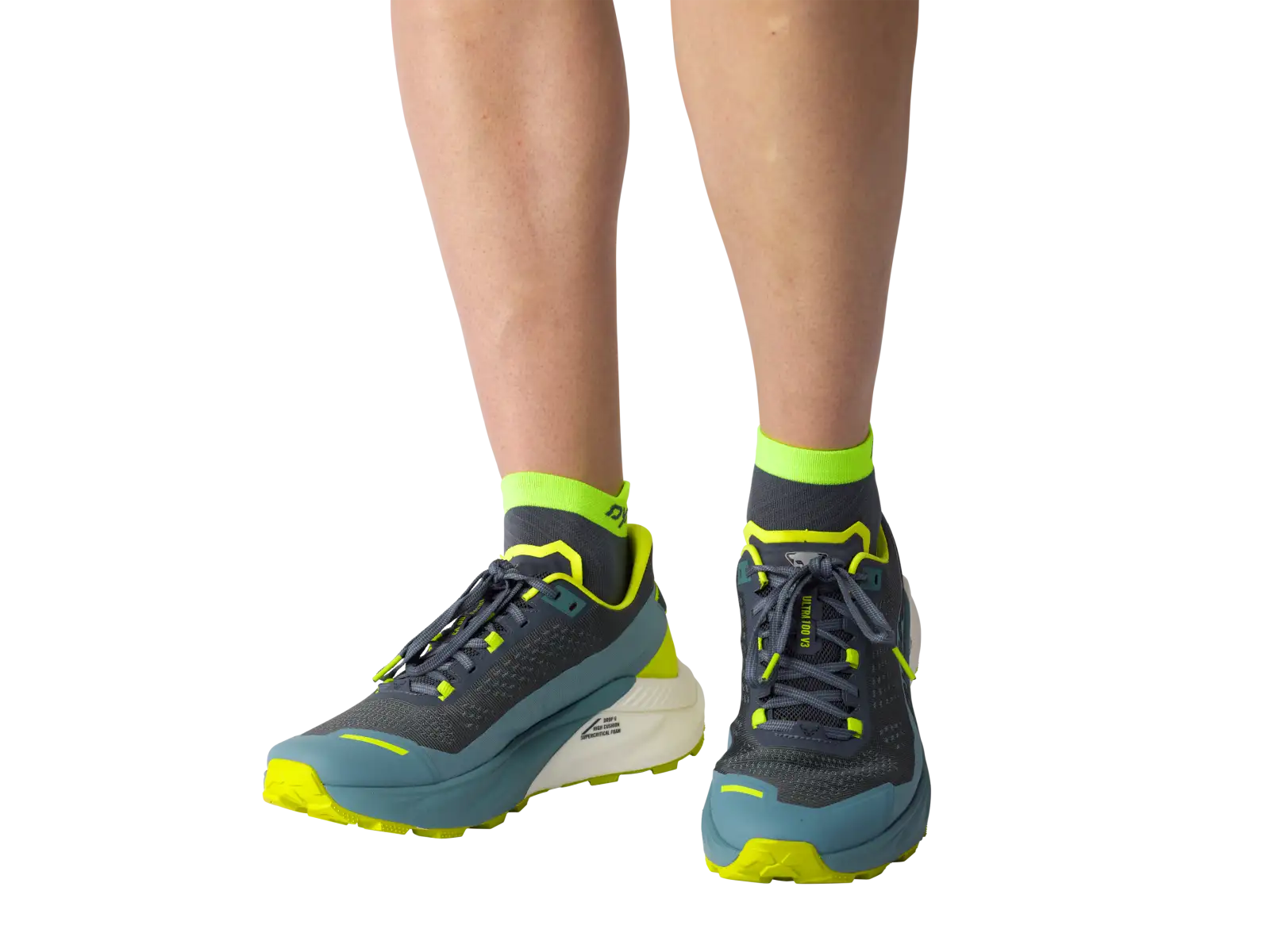 Dynafit Trail Short running socks Cinder/Cloud Blue