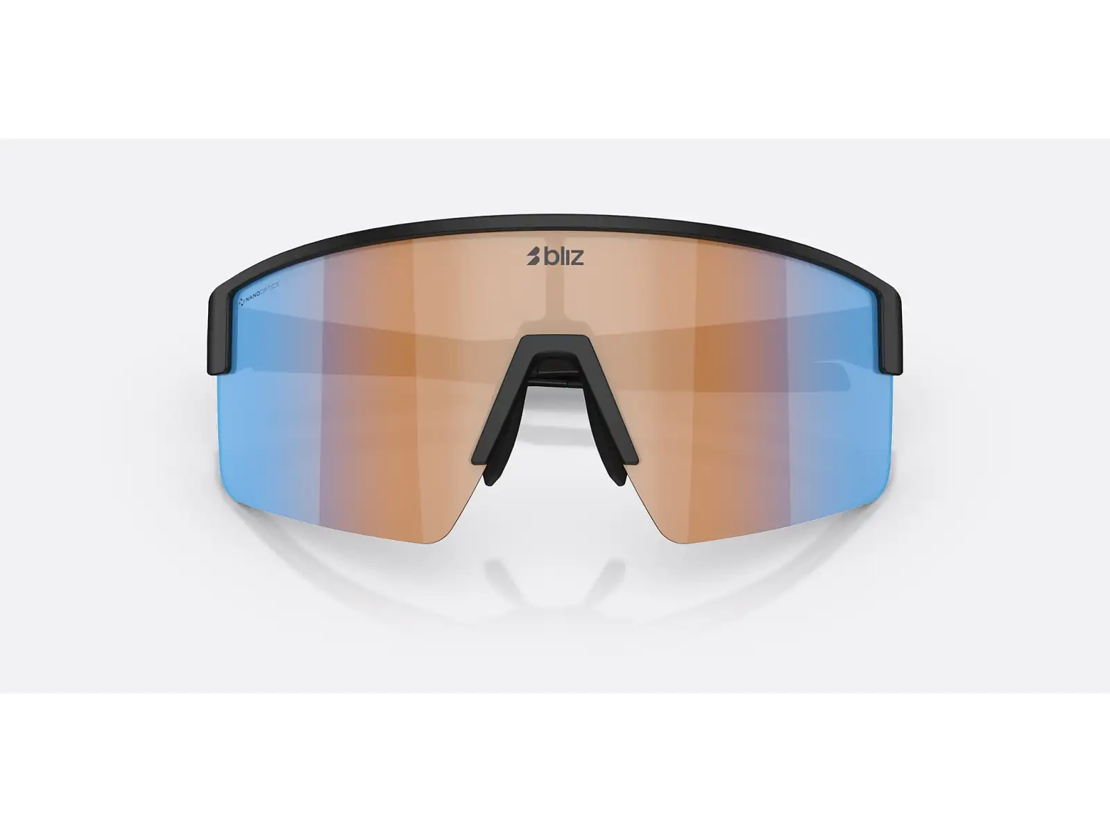 Bliz P004 sunglasses Matte Black/Nano Optics Nordic Ligh Coral/Orange Blue Multi