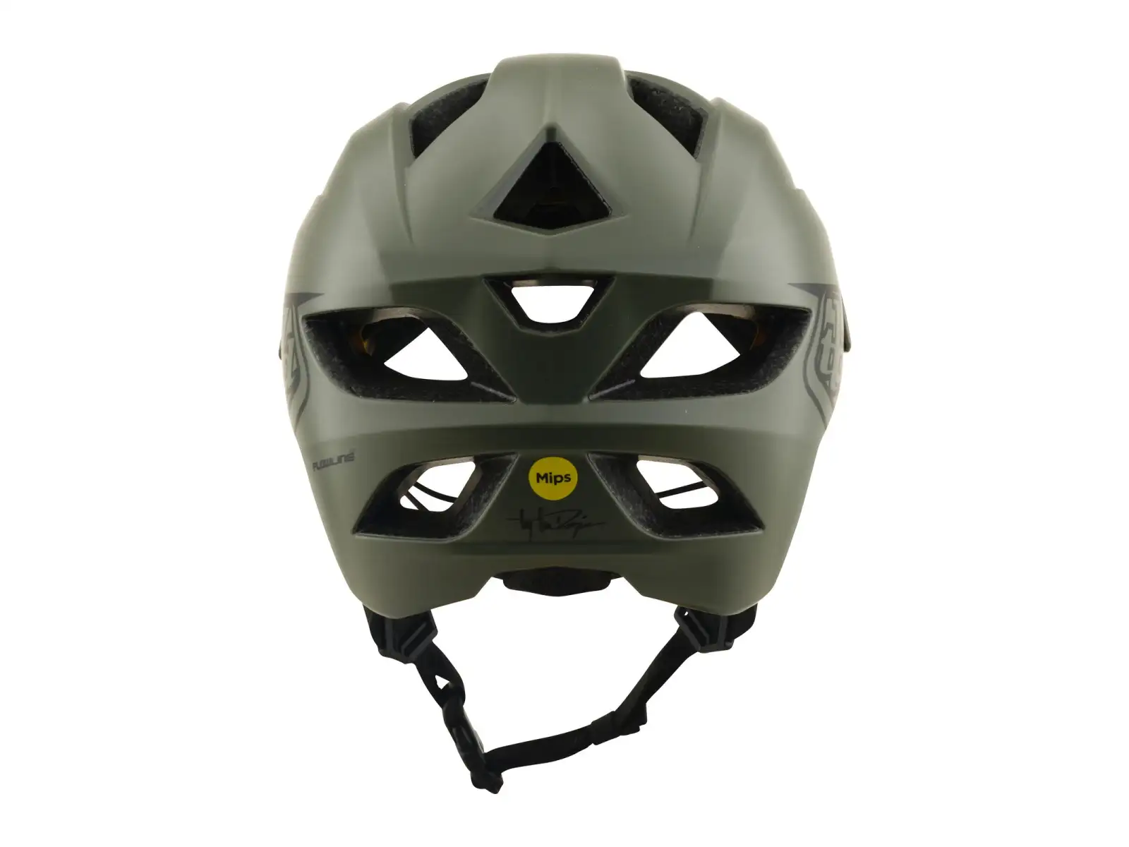Troy Lee Designs Youth Flowline MIPS kids helmet Point Army/Phantom