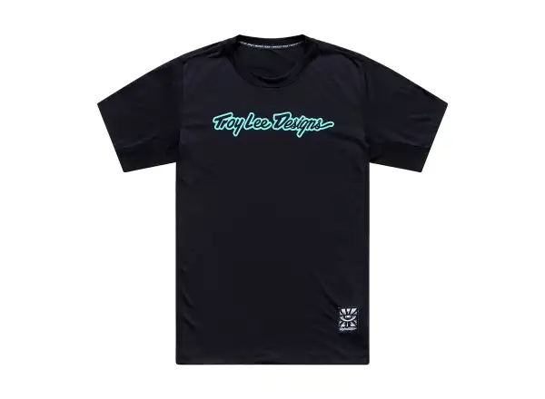 Troy Lee Designs Skyline Ride men's jersey Signature Black/Real Teal