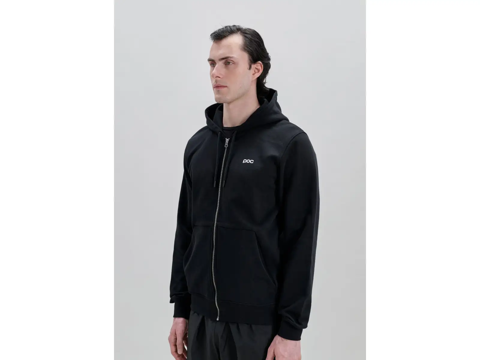 POC Zip Hoodie zip-up hooded sweatshirt Uranium Black