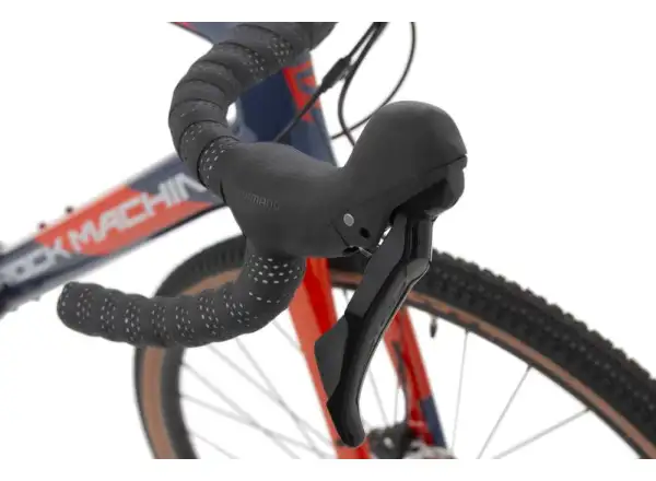 Rock Machine Gravelride CRB 700 gravel bike gloss dark blue/brick orange/silver