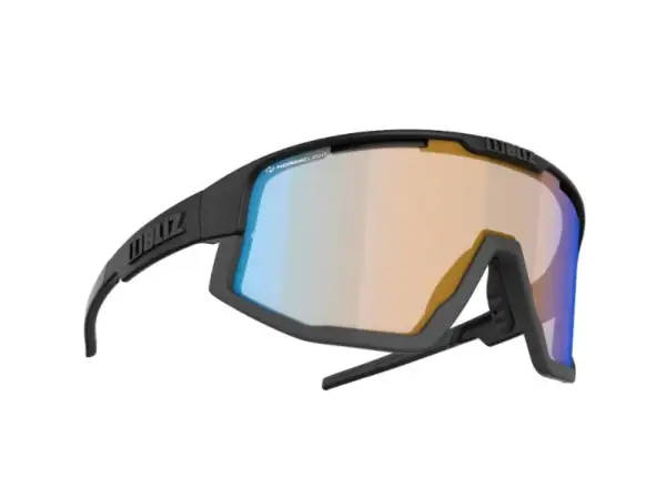 Bliz Vision Nano Optics glasses Nordic Light Matt Black Orange/Blue Multi Cat.1