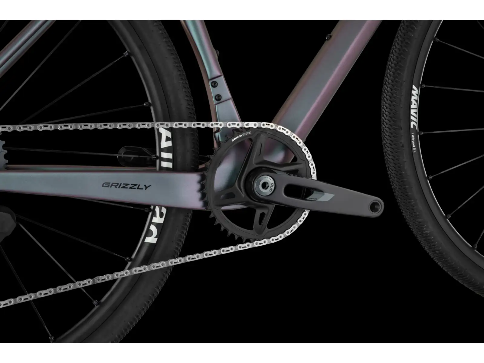 4Ever Grizzly AXS gravel bike Titan Rainbow