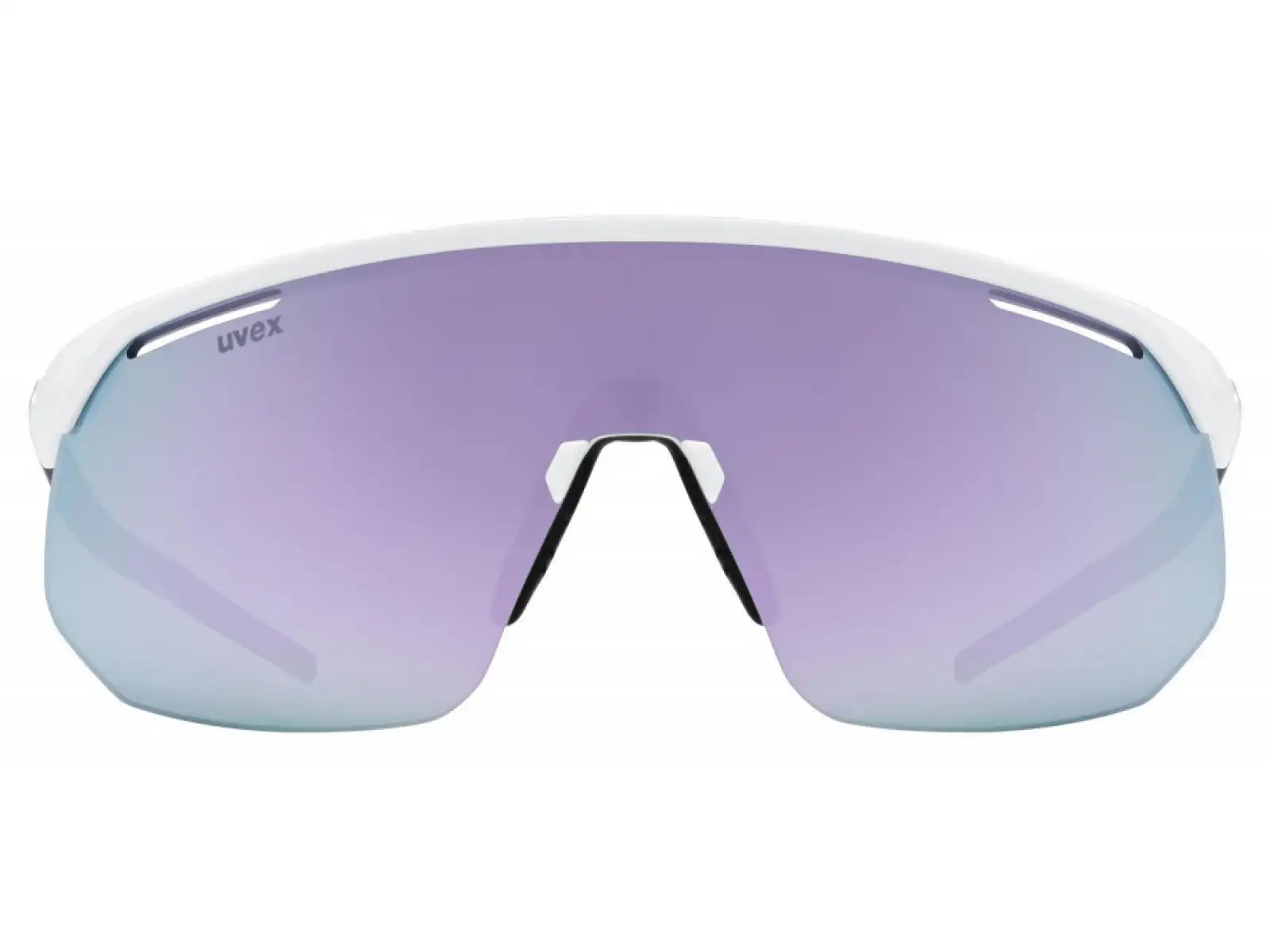 Uvex Pace One glasses White Matt/Mirror Lavender