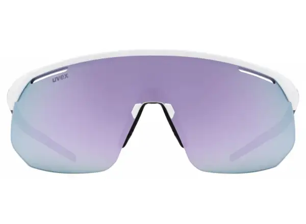 Uvex Pace One glasses White Matt/Mirror Lavender
