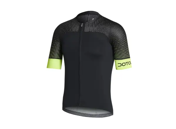 Dotout Hybrid men's jersey short sleeve Black/Fluo Yellow