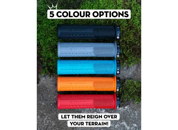 Peaty's Monarch Mushroom Thin grips Turquoise