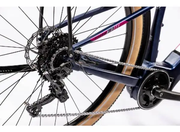 Rock Machine Storm INT e90-29 lady touring matte blue/silver/pink e-bike