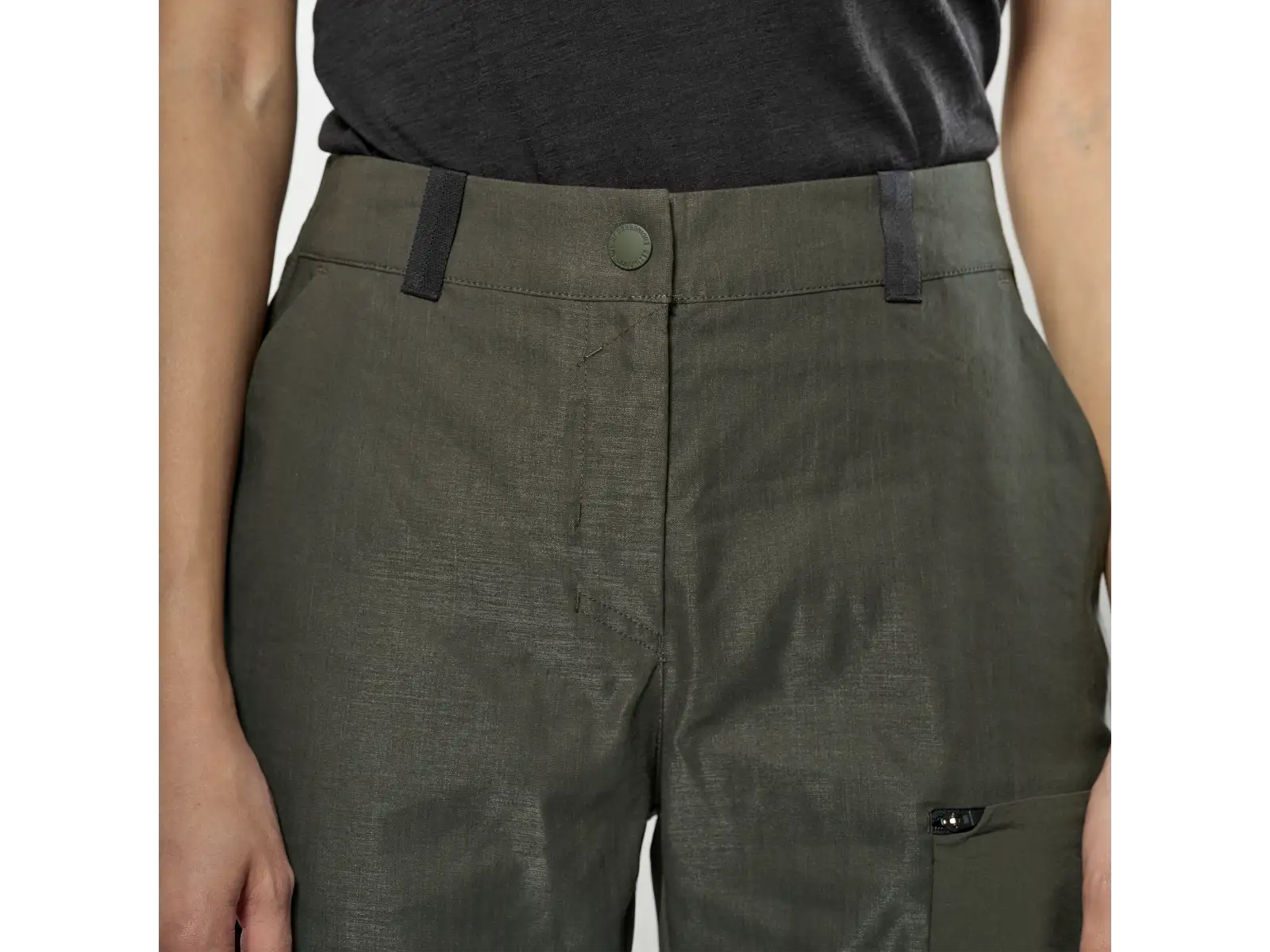 Salewa Puez Hemp/DST 2/1 women's trousers Dark Olive