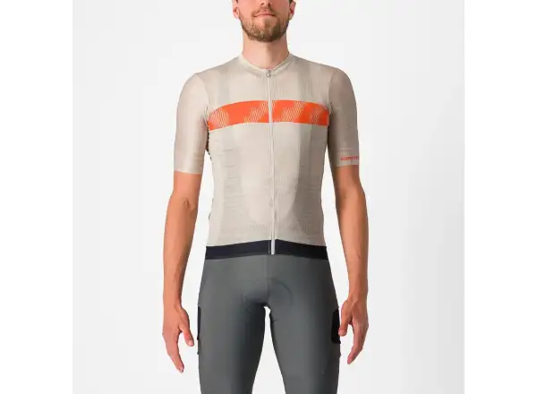 Castelli Unlimited Endurance men's jersey short sleeve Silver Moon