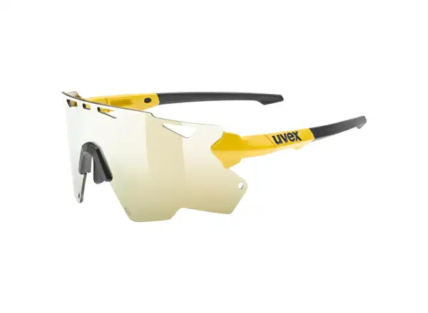 Uvex Sportstyle 228 cycling glasses Sunbee Black Mat/Mirror Yellow