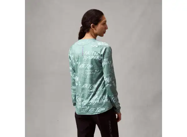 Endura SingleTrack women's long sleeve jersey Sage Green