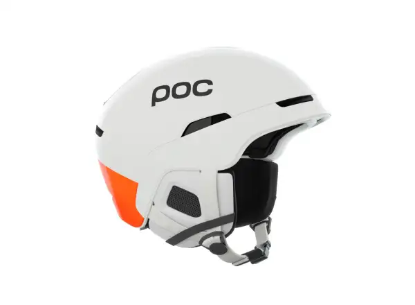 POC Obex MIPS ski helmet Hydrogen White/Fluorescent Orange