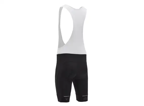 Silvini Fortore Bib men's shorts with suspenders and padding Black/White