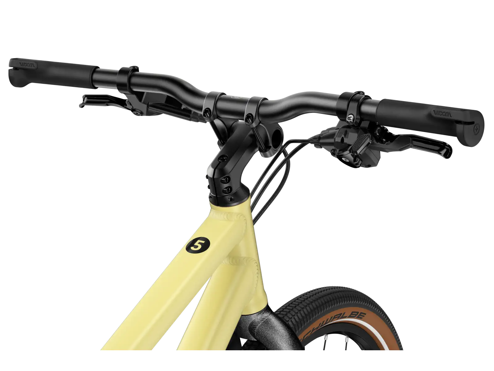 Woom 5 EXPLORE kids bike mellow yellow