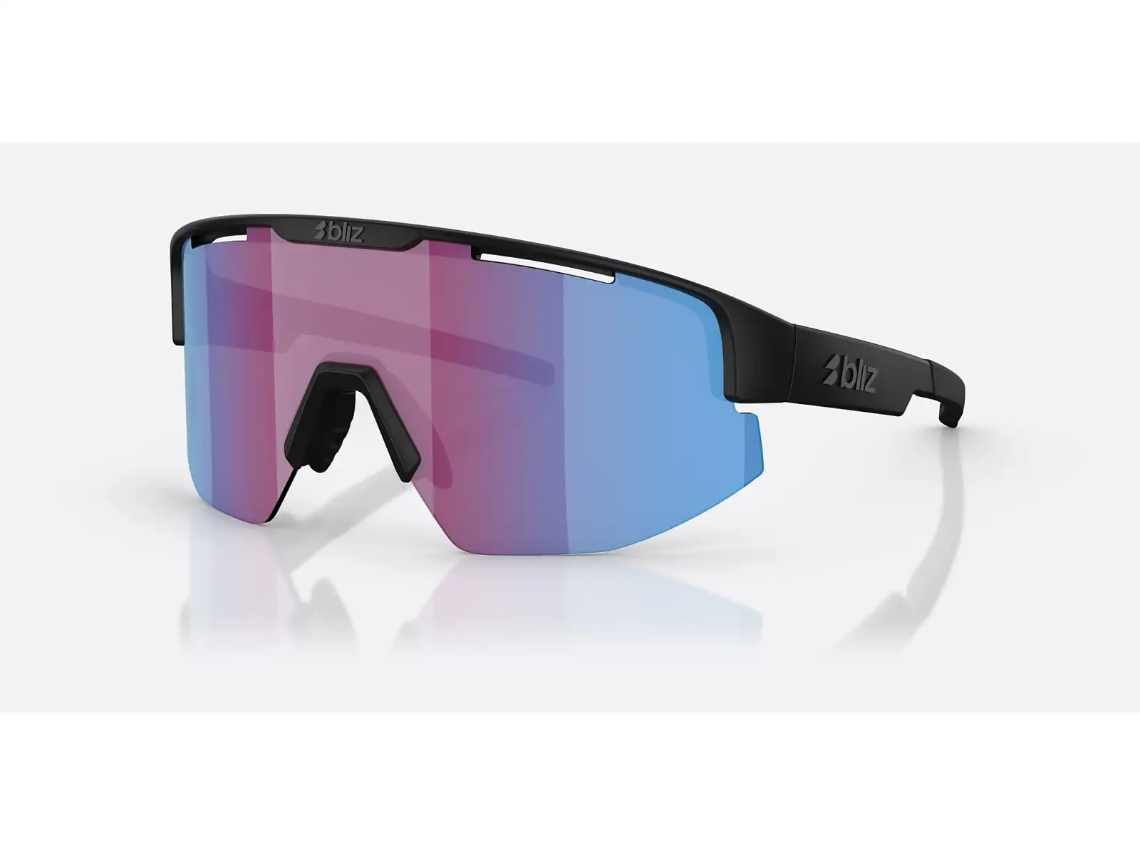 Bliz Matrix Nano Optics glasses Nordic Light Matt Black Violet w Blue Multi Nordic Light Cat