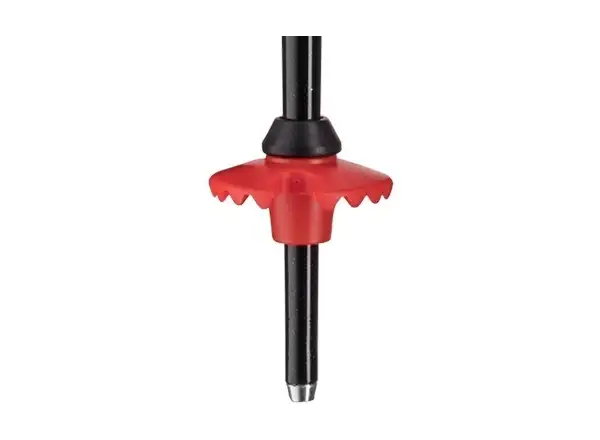 Leki Rider Vario ski poles black/white/neon red