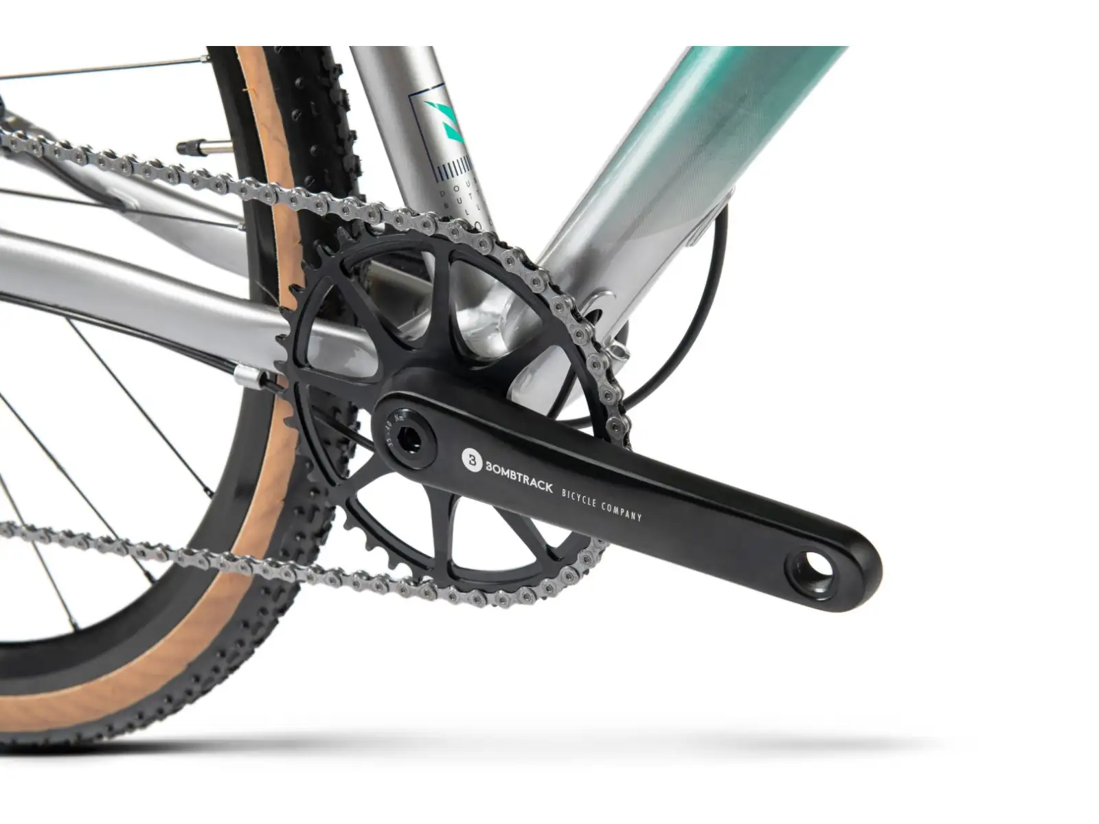 Bombtrack Tension 2 cyclocross bike Glossy Grey / Green